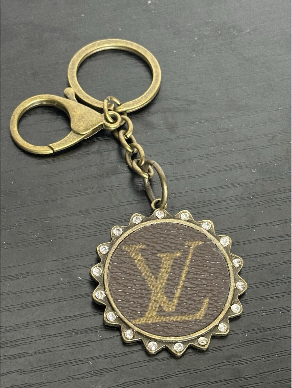 Louie Vuitton LV repurposed keychain - NWOT